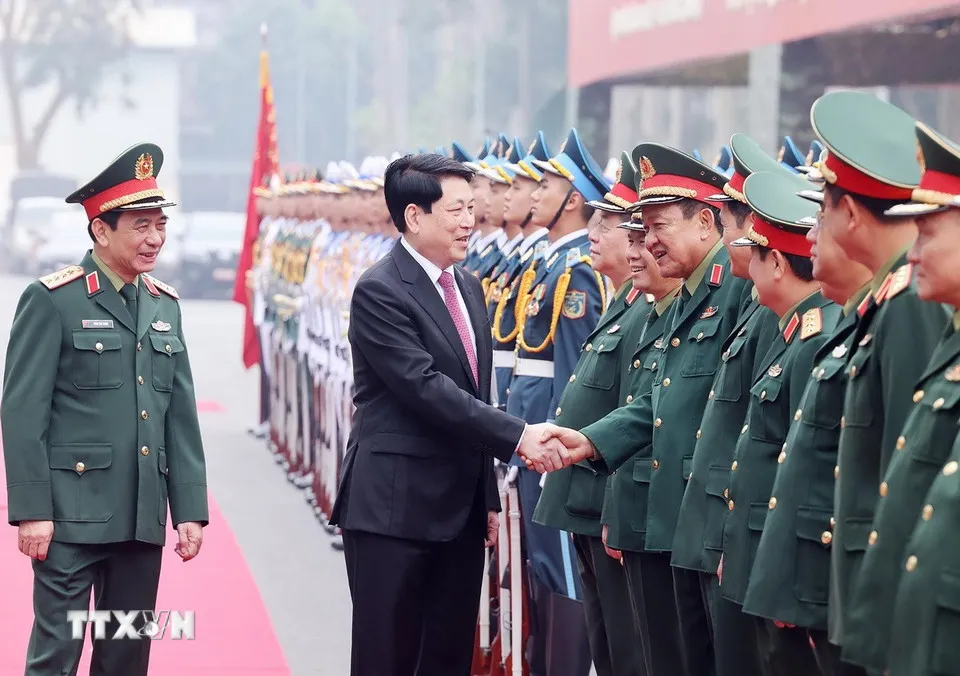 Chủ tịch nước: Triển khai c&aacute;c giải ph&aacute;p x&acirc;y nền quốc ph&ograve;ng to&agrave;n d&acirc;n vững mạnh - Ảnh 2.