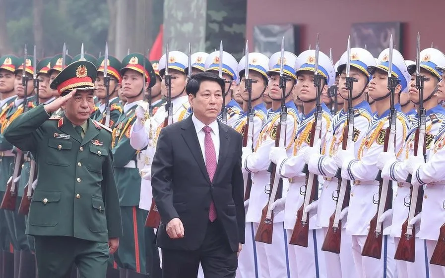 Chủ tịch nước: Triển khai c&aacute;c giải ph&aacute;p x&acirc;y nền quốc ph&ograve;ng to&agrave;n d&acirc;n vững mạnh - Ảnh 1.