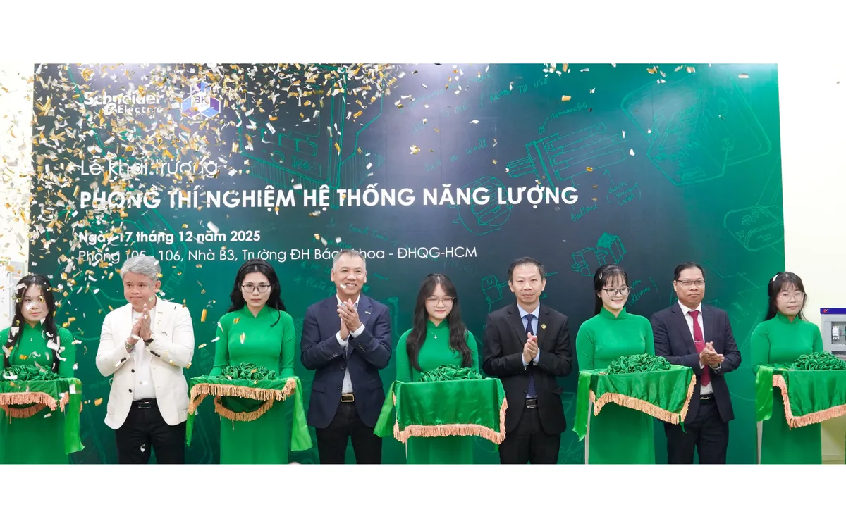 Lễ cắt băng khai trương phòng Thí nghiệm Hệ thống Năng lượng