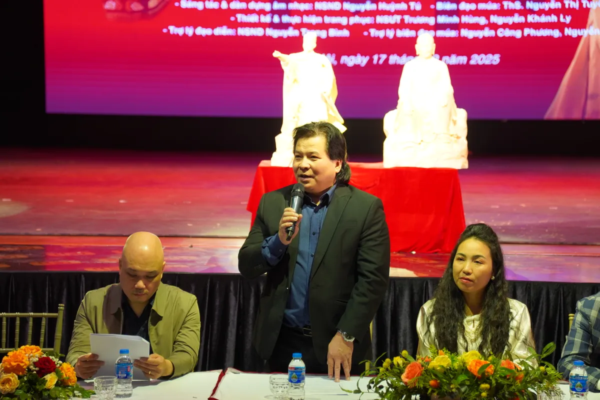 &ldquo;Nh&acirc;n duy&ecirc;n&rdquo; Xiếc- Cải lương trong t&aacute;c phẩm đặc biệt t&aacute;i hiện h&igrave;nh tượng Phật ho&agrave;ng Trần Nh&acirc;n T&ocirc;ng - Ảnh 1.