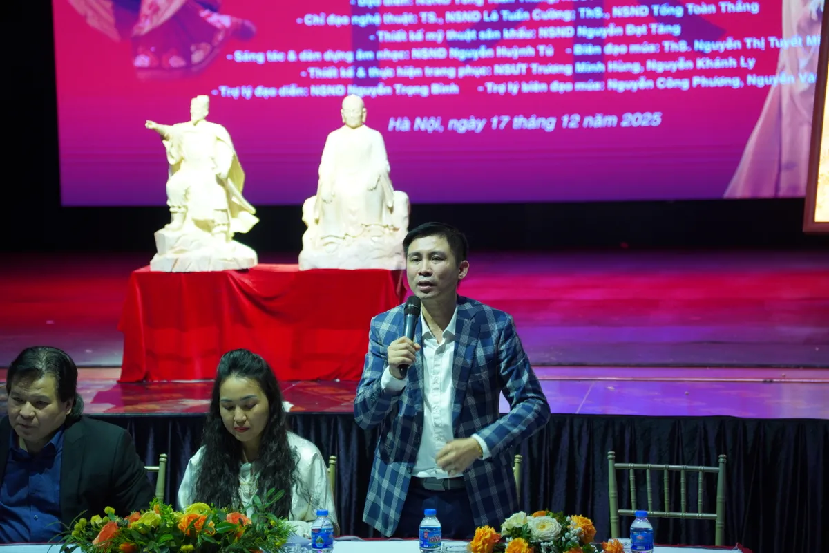 &ldquo;Nh&acirc;n duy&ecirc;n&rdquo; Xiếc- Cải lương trong t&aacute;c phẩm đặc biệt t&aacute;i hiện h&igrave;nh tượng Phật ho&agrave;ng Trần Nh&acirc;n T&ocirc;ng - Ảnh 2.