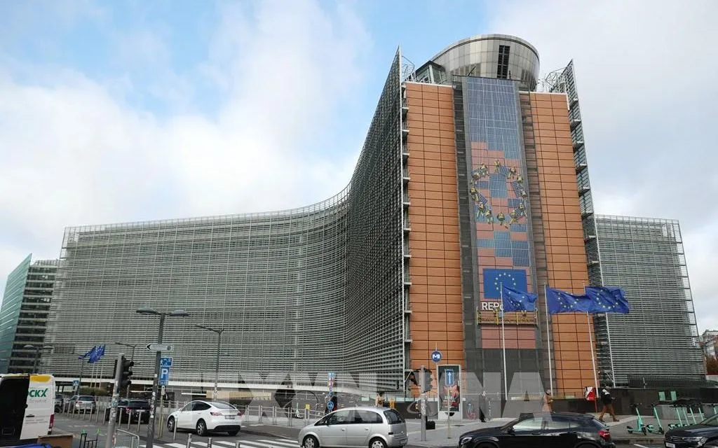 Trụ sở Ủy ban châu Âu (EC) ở Brussels, Bỉ. Ảnh: THX/TTXVN
