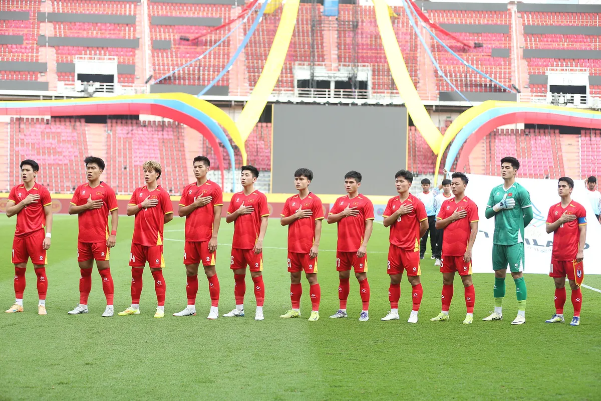 U22 Việt Nam vs U22 Thái Lan: Trận đấu cuối cùng | Chung kết bóng đá nam SEA Games 33 - Ảnh 1.