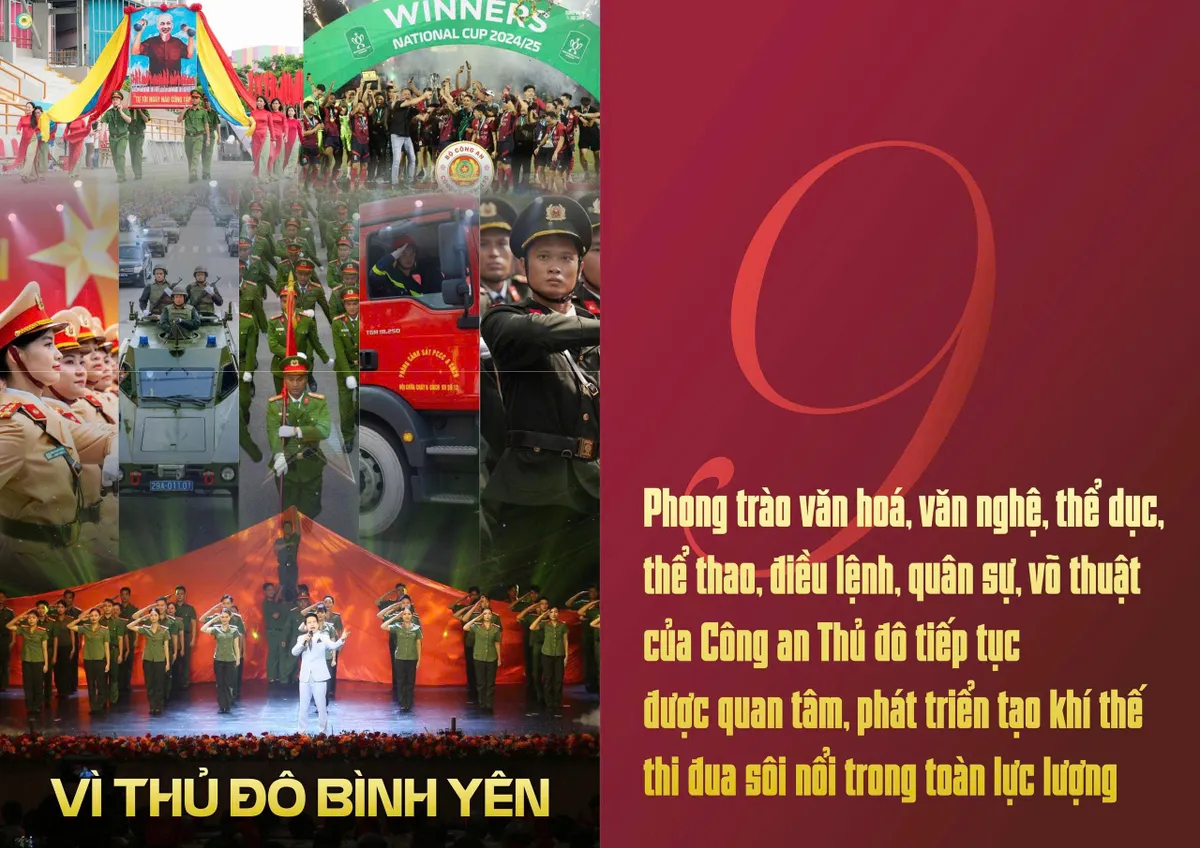 10 dấu ấn ti&ecirc;u biểu năm 2025 của C&ocirc;ng an Th&agrave;nh phố H&agrave; Nội - Ảnh 9.