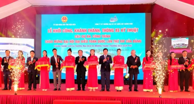 Điện Bi&ecirc;n: C&aacute;c c&ocirc;ng tr&igrave;nh trọng điểm tạo dấu mốc quan trọng trong ph&aacute;t triển đ&ocirc; thị v&agrave; thương mại- dịch vụ - Ảnh 3.