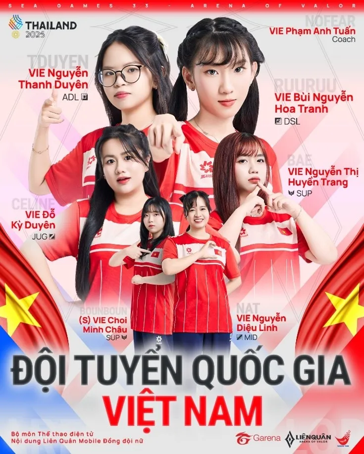 Những “nữ hoàng” Esport Việt Nam tại SEA Games 33- Ảnh 1.