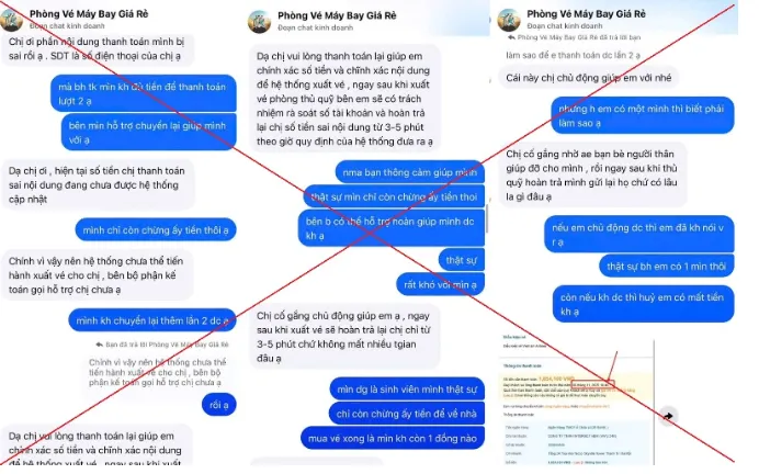 Cảnh giác khi mua vé máy bay online