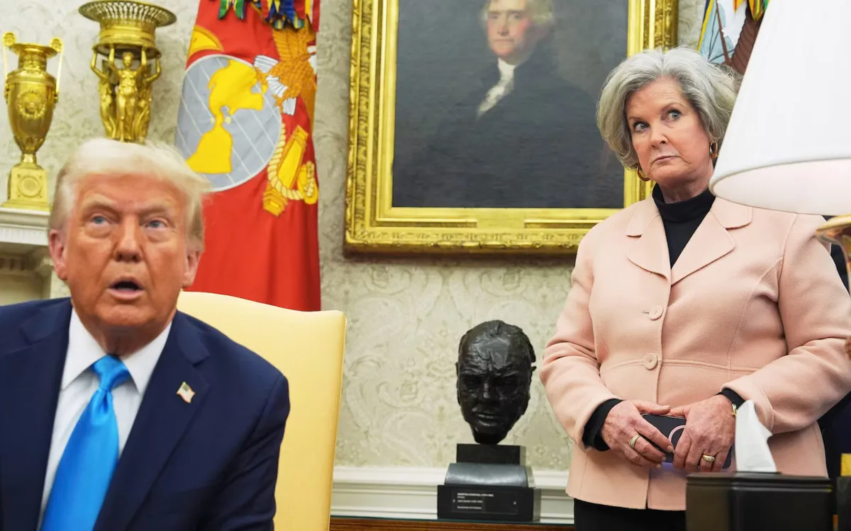 Bà Susie Wiles (phải) là người đã đóng vai trò quan trọng trong việc đưa ông Trump trở lại Nhà Trắng (Ảnh: AP)