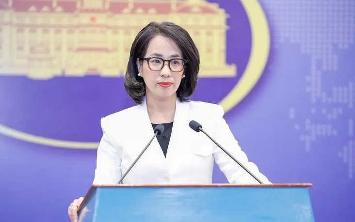 Người Phát ngôn Bộ Ngoại giao Việt Nam Phạm Thu Hằng. 
