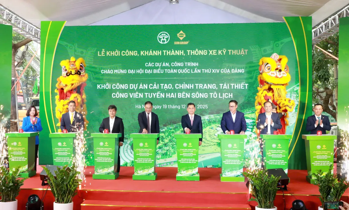 Đồng loạt khởi c&ocirc;ng loạt dự &aacute;n lớn, H&agrave; Nội kiến tạo diện mạo ph&aacute;t triển mới - Ảnh 1.
