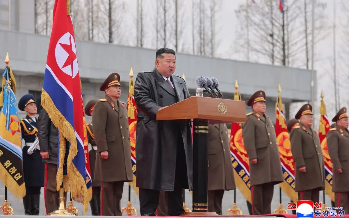 Chủ tịch Triều Tiên Kim Jong Un (Ảnh: KCNA/AFP)