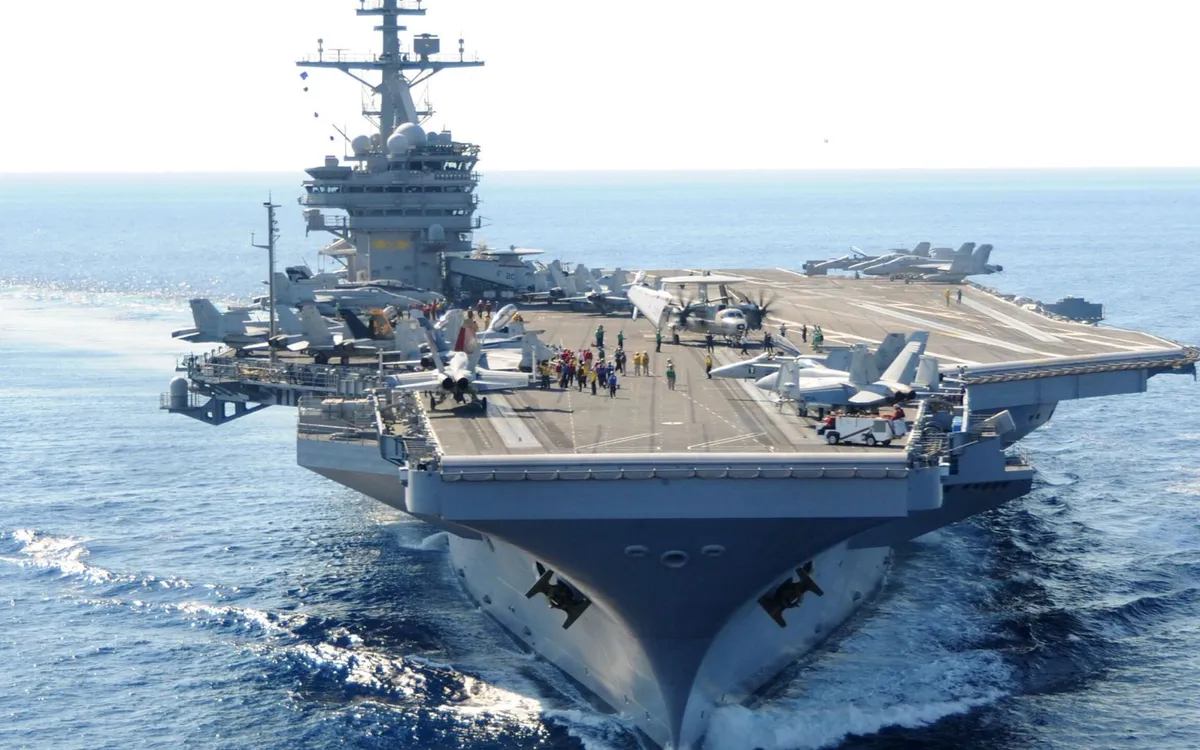 Tàu sân bay lớn nhất nước Mỹ USS Gerald R. Ford (Ảnh: US Navy)