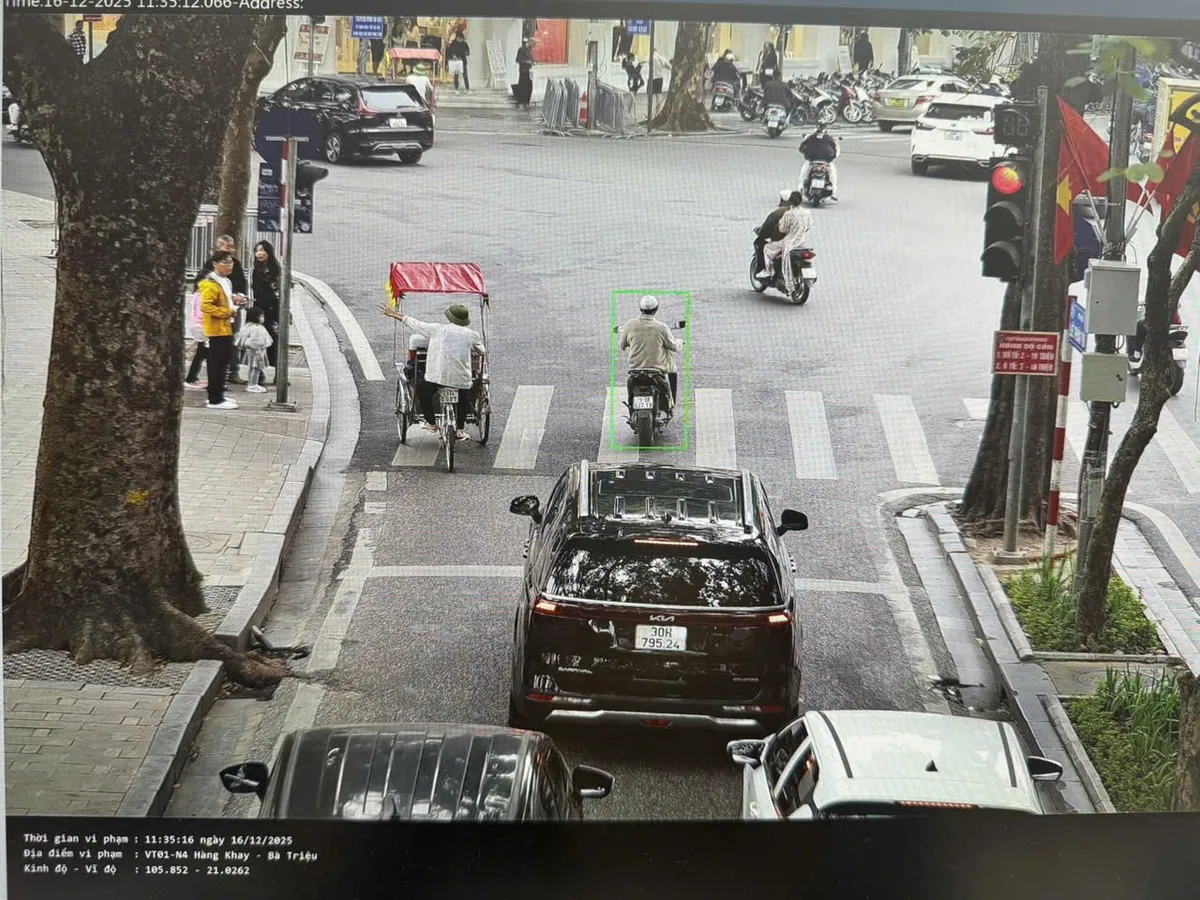 Camera AI ph&aacute;t huy hiệu quả sau 7 ng&agrave;y vận h&agrave;nh tại H&agrave; Nội - Ảnh 3.