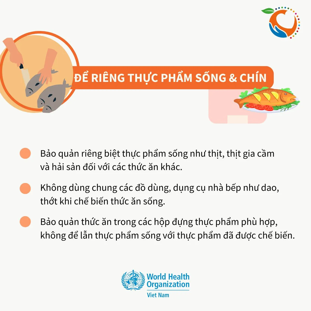 Infographic: 5 ch&igrave;a kh&oacute;a quan trọng để đảm bảo an to&agrave;n thực phẩm- Ảnh 3.