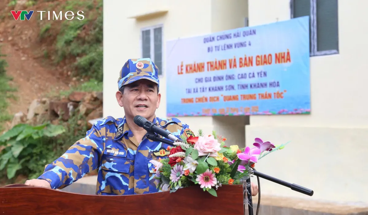 V&ugrave;ng 4 Hải qu&acirc;n b&agrave;n giao căn nh&agrave; đầu ti&ecirc;n trong &ldquo;Chiến dịch Quang Trung&rdquo; - Ảnh 2.