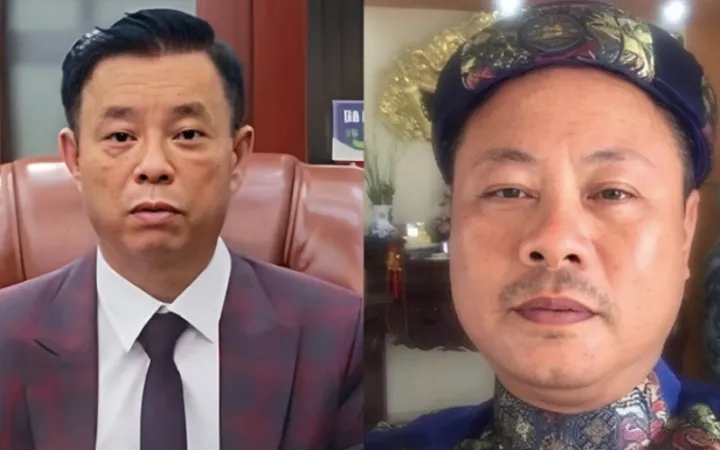 Hai bị cáo Nguyễn Mạnh Quyền và Phạm Văn Cách.