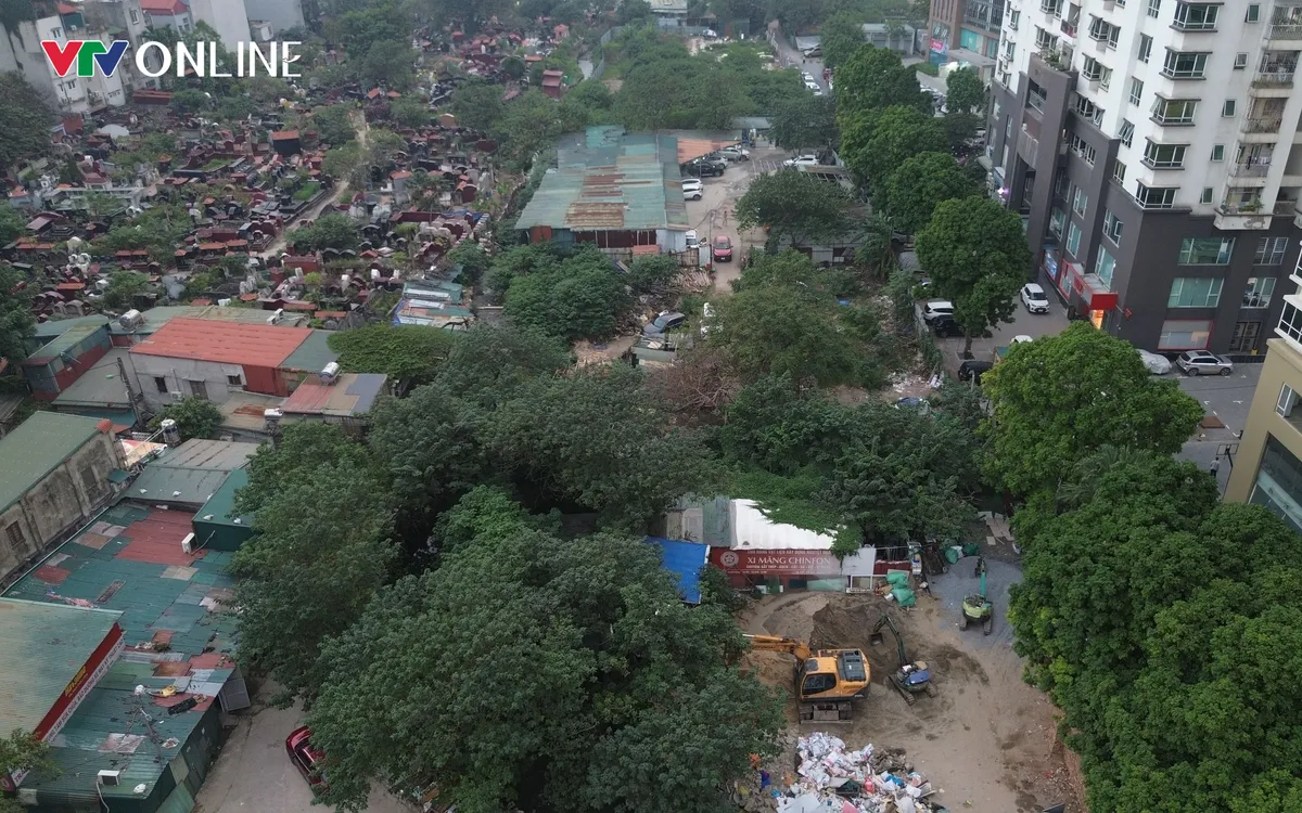 Phường Cầu Giấy đẩy nhanh công tác giải phóng mặt bằng tuyến đường Vành đai 2,5 và dự án mở rộng ngõ 381 Nguyễn Khang. Ảnh: Nguyễn Quân.