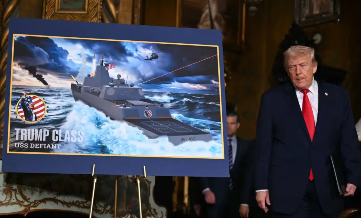 Mỹ ph&aacute;t triển chiến hạm &ldquo;v&ocirc; song&rdquo; mang t&ecirc;n Tổng thống Trump - Ảnh 3.