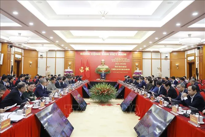 Tổng B&iacute; thư T&ocirc; L&acirc;m: Năm 2026 phải 'h&agrave;nh động đột ph&aacute;' về KHCN v&agrave; chuyển đổi số - Ảnh 1.