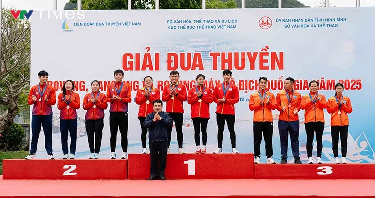 500 vận động vi&ecirc;n tham dự Giải Đua thuyền v&ocirc; địch quốc gia 2025 tại Ninh B&igrave;nh - Ảnh 3.