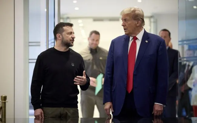 Tổng thống Ukraine Zelensky và Tổng thống Mỹ Donald Trump (Ảnh: president.gov.ua)