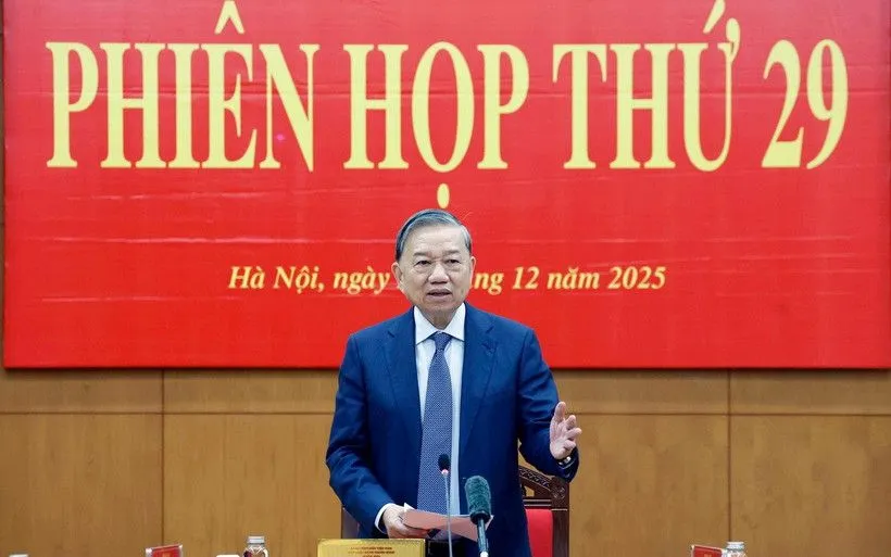 Kỷ luật 23 c&aacute;n bộ diện Trung ương quản l&yacute;, 6 trường hợp bị xử l&yacute; h&igrave;nh sự trong năm 2025 - Ảnh 1.