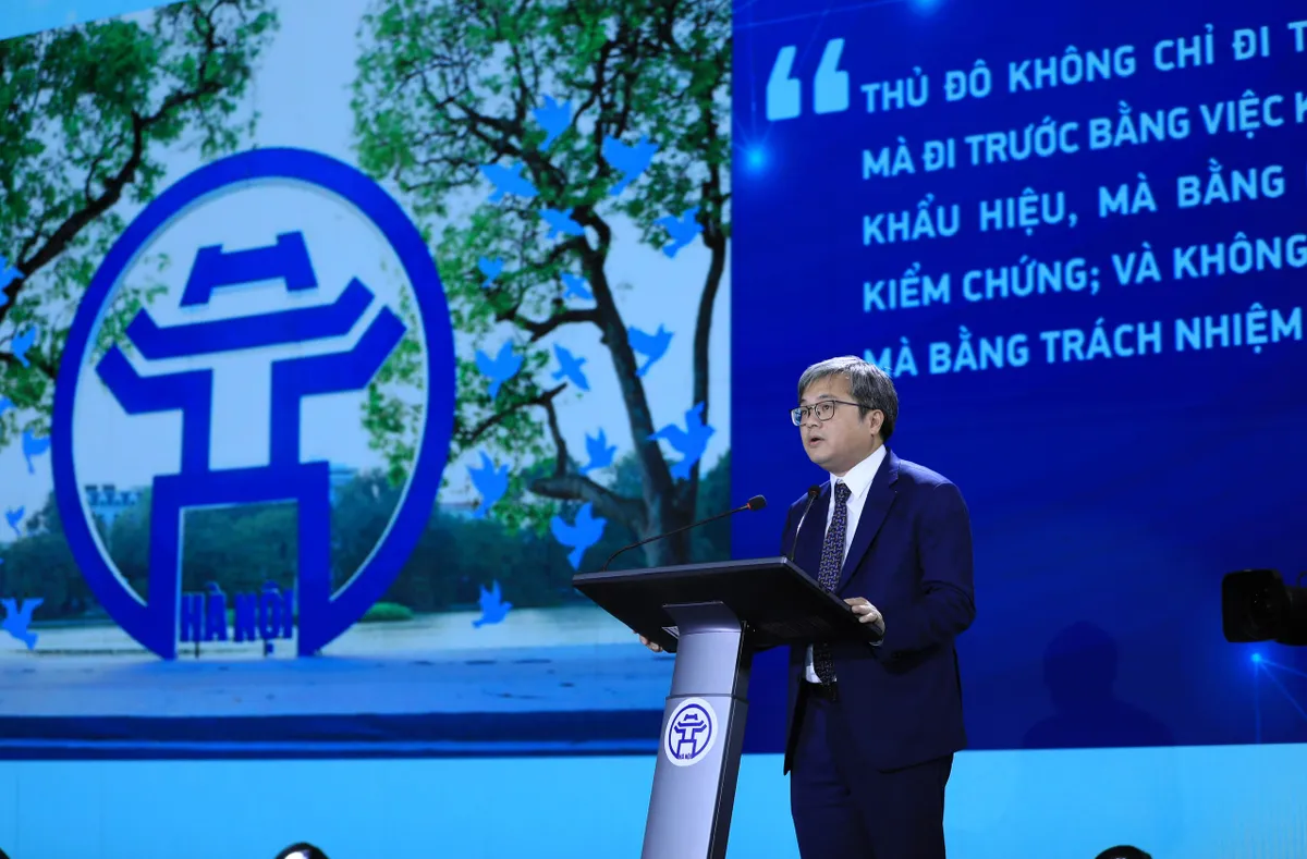 H&agrave; Nội đi trước bằng việc kh&oacute;, kiến tạo m&ocirc; h&igrave;nh ph&aacute;t triển mới từ Nghị quyết 57 - Ảnh 1.