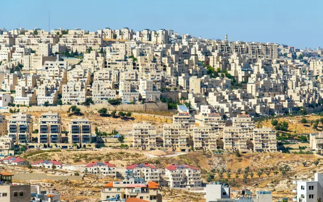 Một khu định cư của người Do Thái tại Bờ Tây bị chiếm đóng (Ảnh: Aurora Photos)