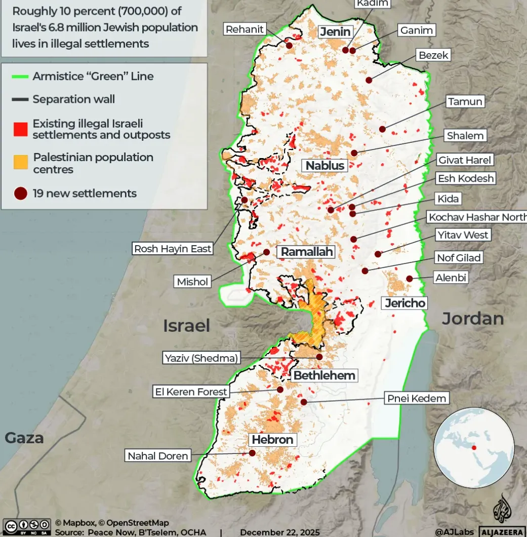 Israel bác mọi lời chỉ trích, khẳng định quyền mở rộng định cư tại Bờ Tây- Ảnh 1. Israel bác mọi lời chỉ trích, khẳng định quyền mở rộng định cư tại Bờ Tây- Ảnh 1.