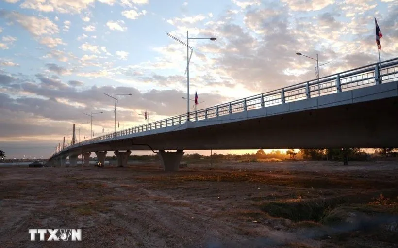 Cầu Hữu nghị Lào-Thái Lan số 5. (Ảnh: TTXVN)
