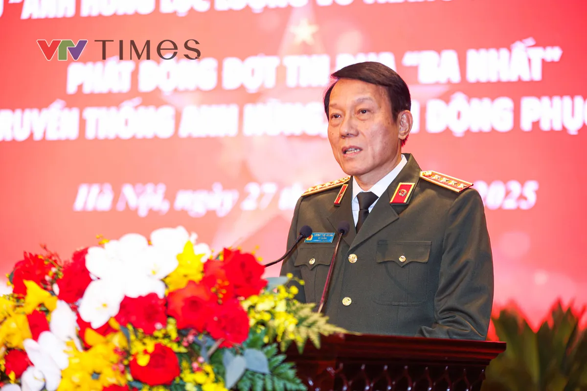 Bộ trưởng Bộ C&ocirc;ng an: Danh hiệu Anh h&ugrave;ng LLVTND lần thứ IV l&agrave; minh chứng cho những cống hiến của C&ocirc;ng an H&agrave; Nội - Ảnh 3.