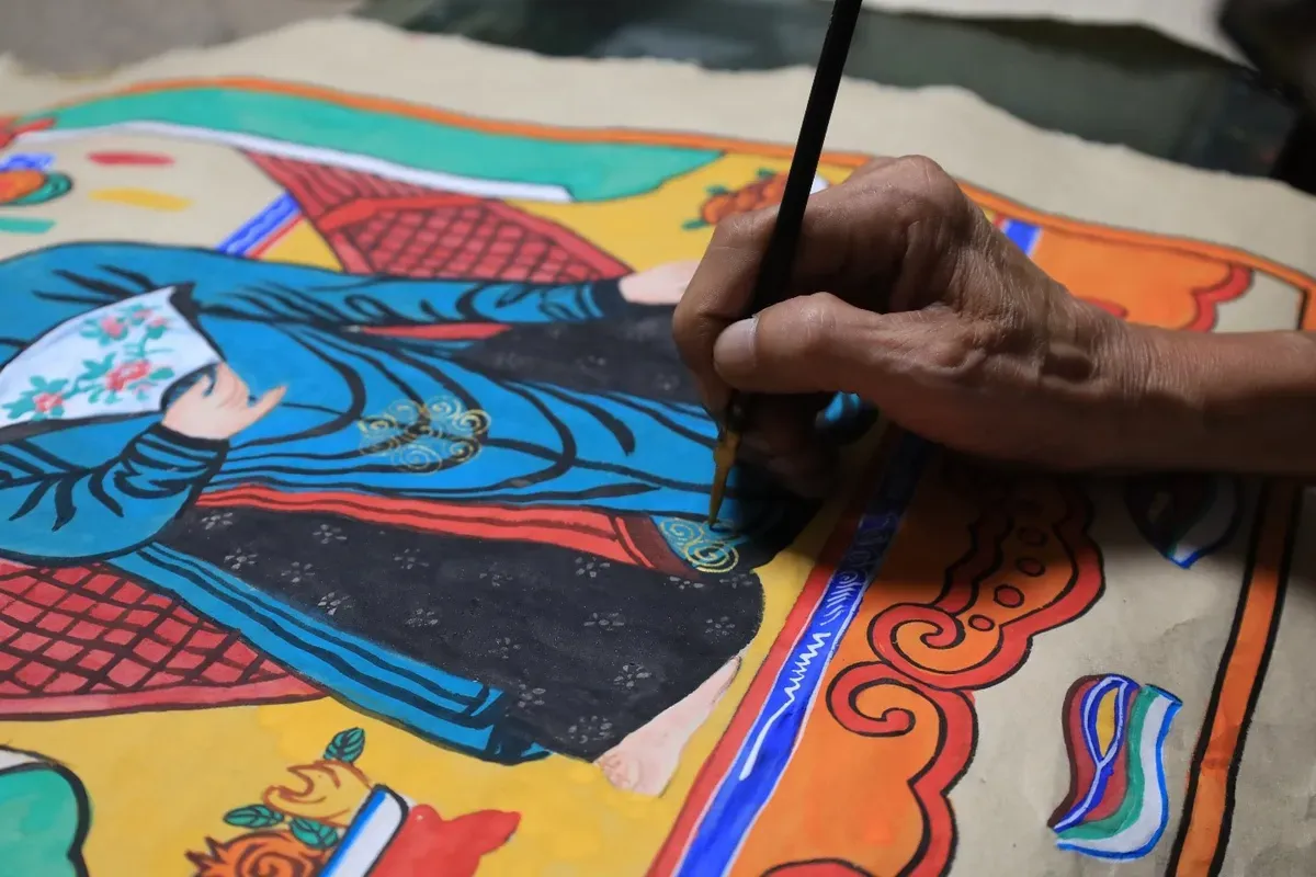 N&eacute;t chỉ mảnh huyền thoại v&agrave; cuộc hồi sinh tranh H&agrave;ng Trống- Ảnh 1.