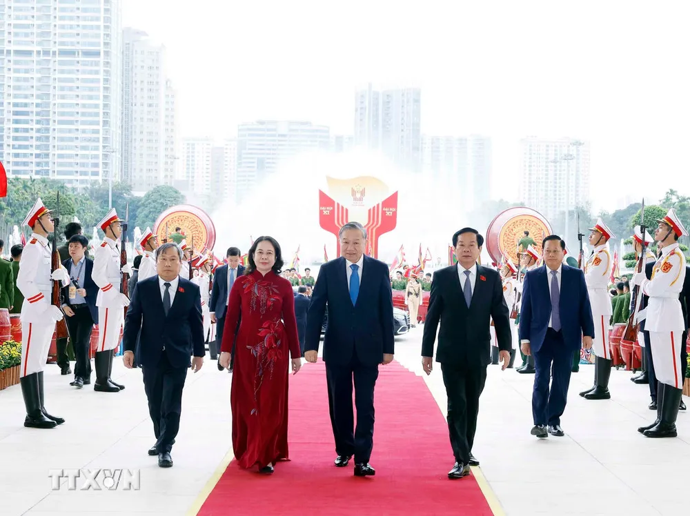 Tổng B&iacute; thư dự khai mạc Đại hội Thi đua y&ecirc;u nước to&agrave;n quốc lần thứ XI  - Ảnh 2.