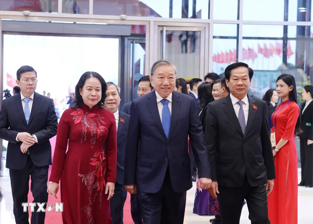 Tổng B&iacute; thư dự khai mạc Đại hội Thi đua y&ecirc;u nước to&agrave;n quốc lần thứ XI  - Ảnh 3.