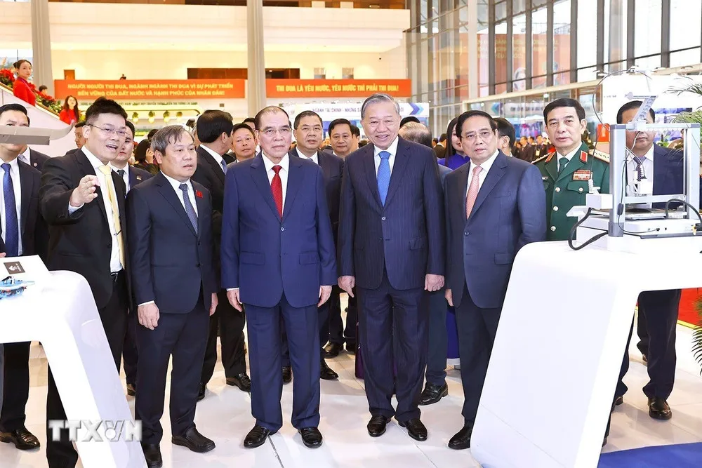 Tổng B&iacute; thư dự khai mạc Đại hội Thi đua y&ecirc;u nước to&agrave;n quốc lần thứ XI  - Ảnh 5.