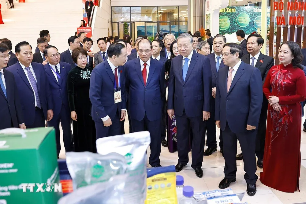 Tổng B&iacute; thư dự khai mạc Đại hội Thi đua y&ecirc;u nước to&agrave;n quốc lần thứ XI  - Ảnh 6.