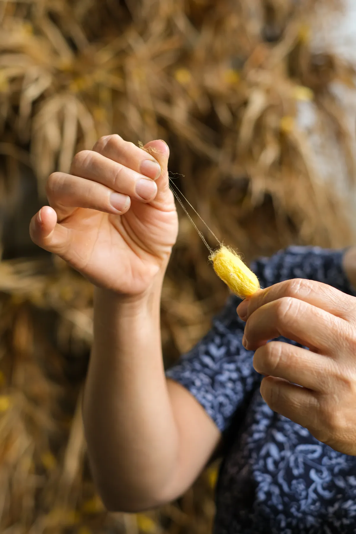 Tằm tự dệt tơ - Nghệ thuật từ những nong k&eacute;n Ph&ugrave;ng X&aacute; - Ảnh 6.