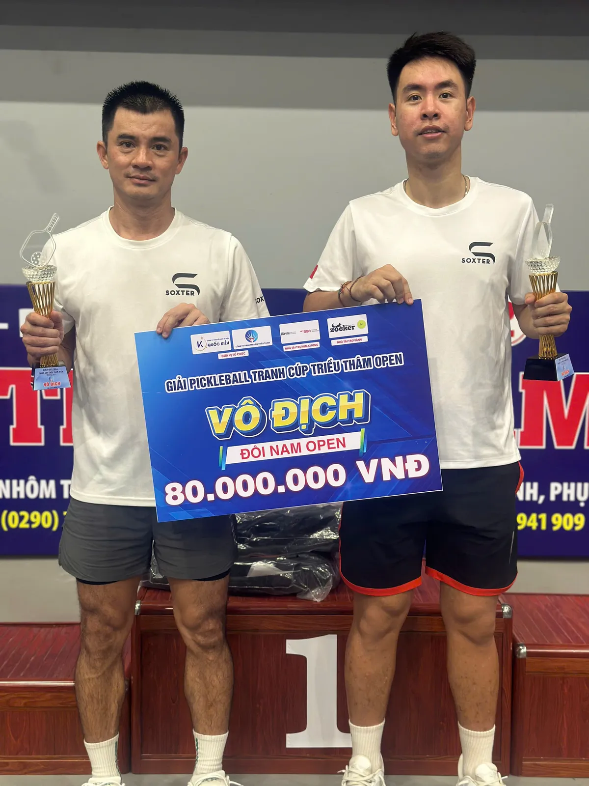 Đắc Tiến, Quốc Khánh lên ngôi vô địch Giải Pickleball Cà Mau 2025
- Ảnh 1.