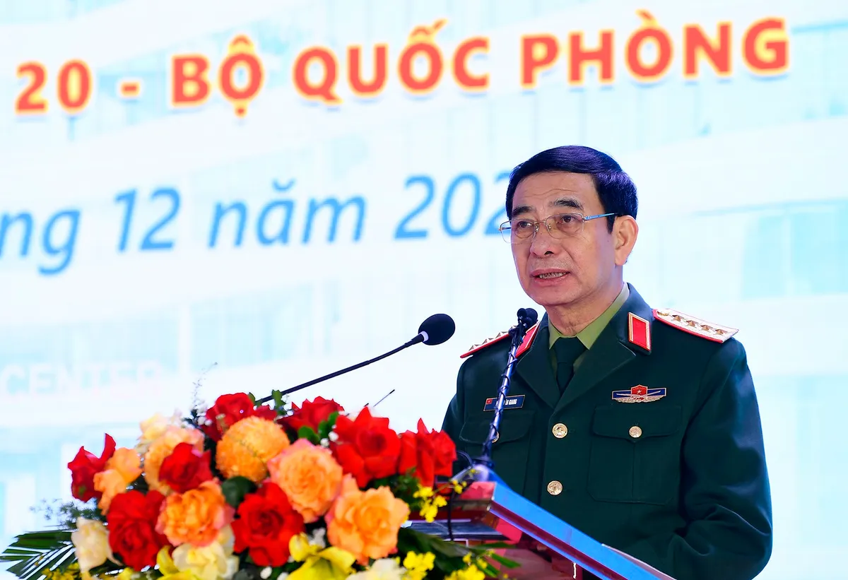 Đại tướng Phan Văn Giang dự khởi c&ocirc;ng x&acirc;y dựng Trung t&acirc;m Y tế Bảo Lạc, Cao Bằng - Ảnh 1.