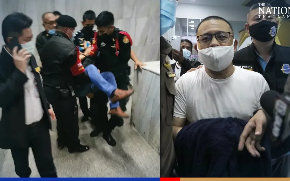 Prasit Jeawkok từng bị cáo buộc lợi dụng sơ hở và bỏ trốn tại một phiên tòa (Ảnh: The Nation)