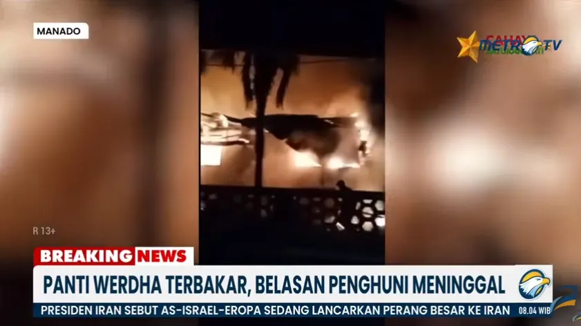 Ch&aacute;y viện dưỡng l&atilde;o ở Indonesia, &iacute;t nhất 16 người thiệt mạng - Ảnh 1.