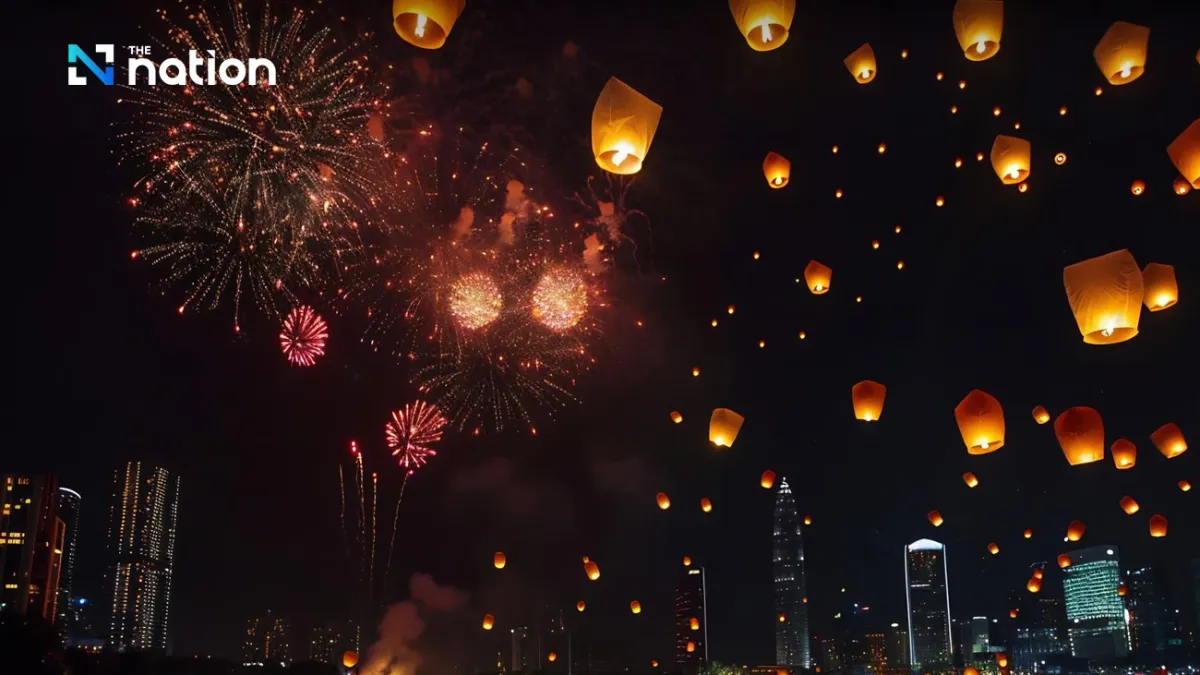 Thái Lan siết chặt việc đốt pháo hoa và thả đèn trời vào dịp Năm mới - Ảnh 1.