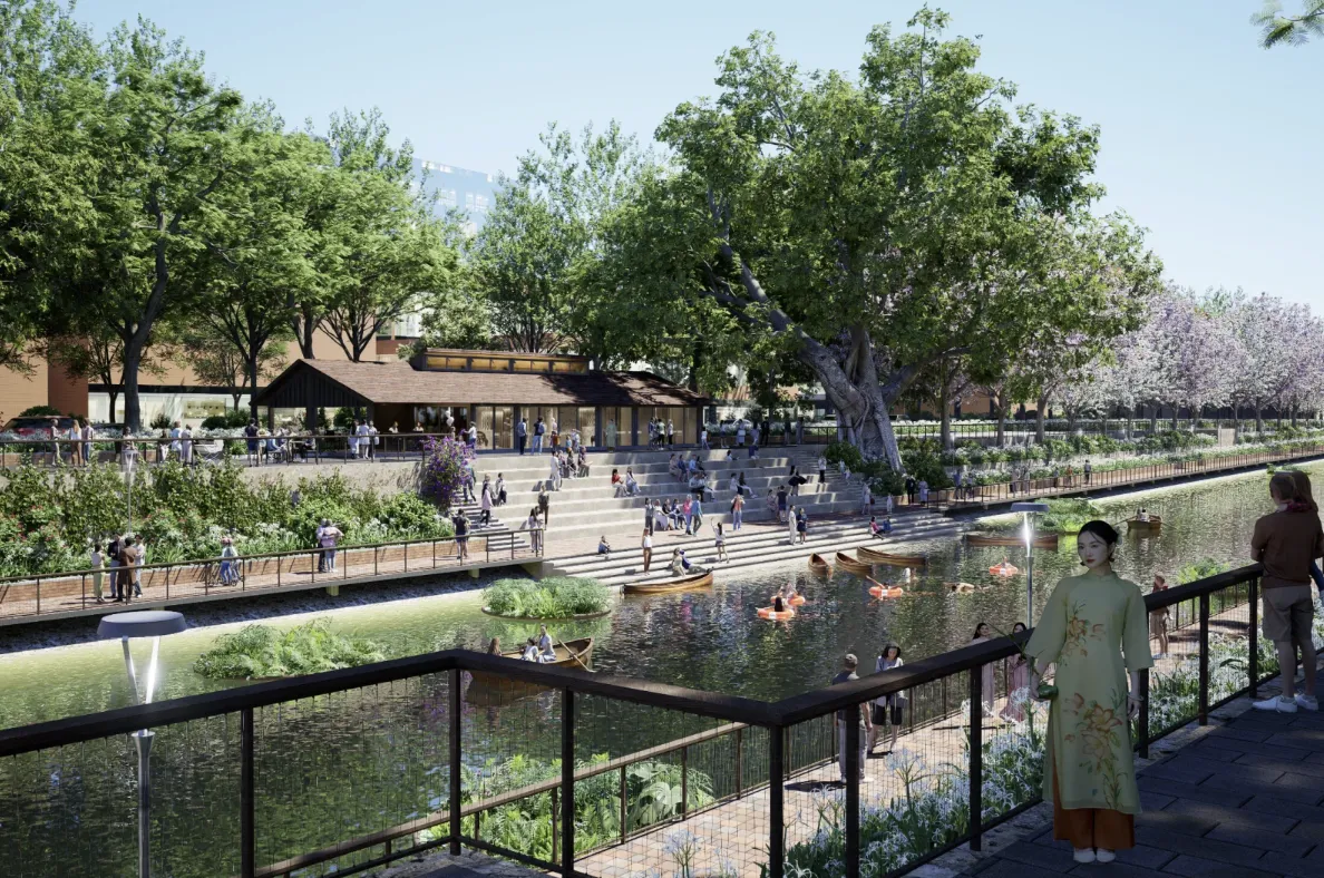 Công bố quy hoạch chi tiết hai bên sông Tô Lịch: Định hình trục cảnh quan xanh giữa lòng Thủ đô - Ảnh 2.