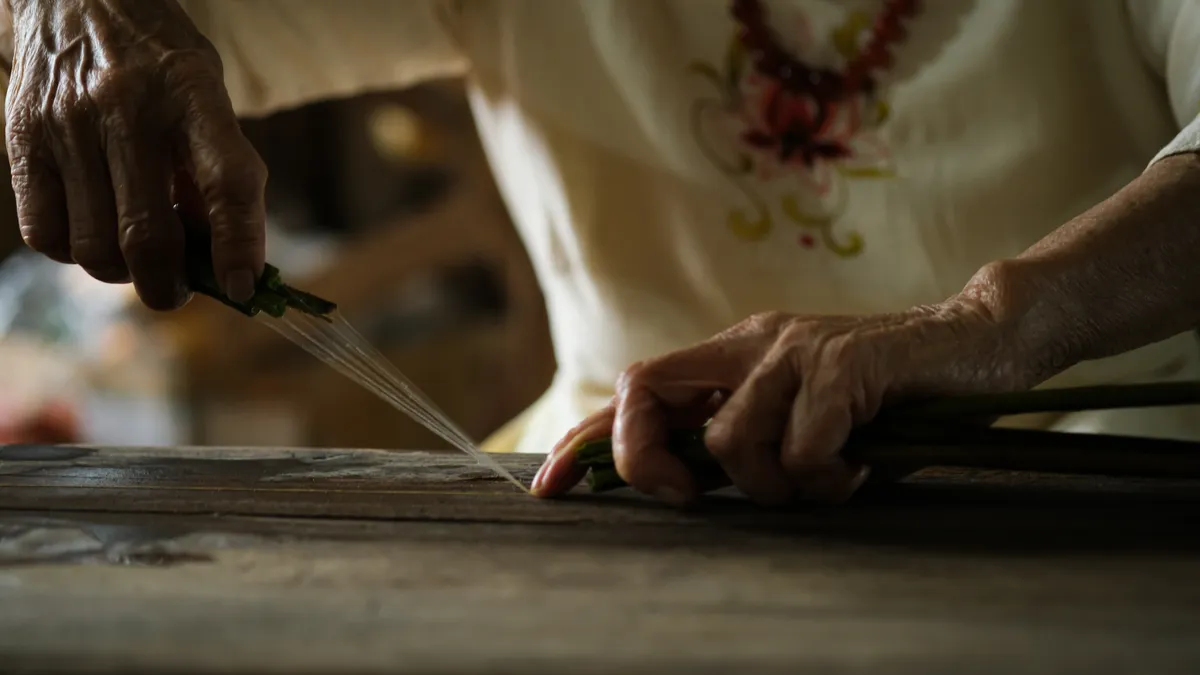 Lụa tơ sen - hơi thở mới của l&agrave;ng lụa Ph&ugrave;ng X&aacute; - Ảnh 3.