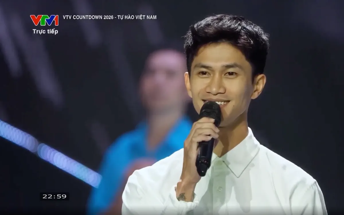 C&ograve;n g&igrave; đẹp hơn - Khoảnh khắc lắng đọng tr&ecirc;n s&acirc;n khấu VTV Countdown 2026 - Ảnh 1.