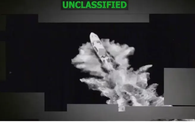 Lực lượng Mỹ tấn công tàu vào ngày 31/12/2025 (Ảnh: Bộ Tư lệnh miền Nam Hoa Kỳ)