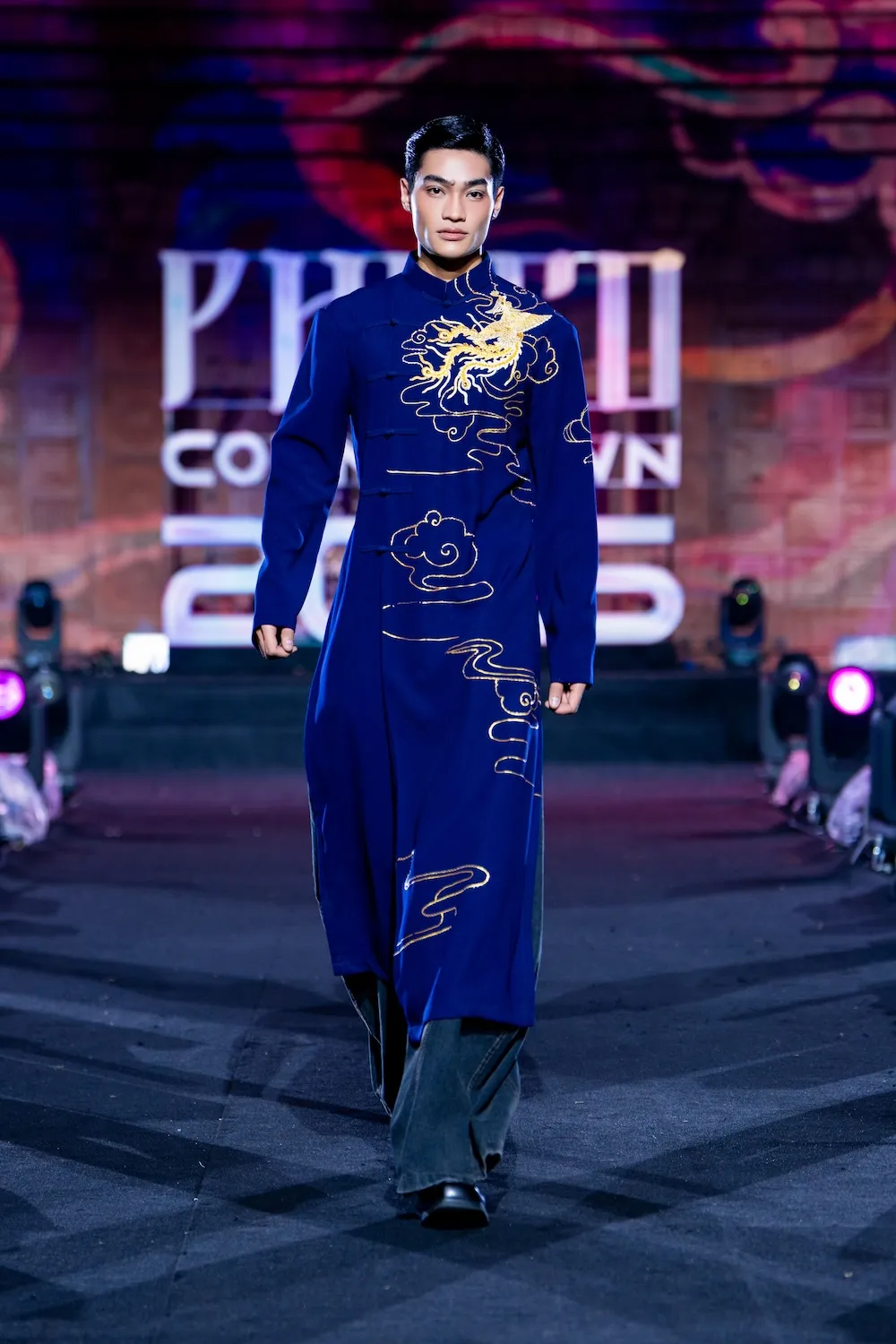 Vẻ đẹp tĩnh lặng của Tr&agrave;ng Anh qua BST "Bồng bềnh" của Cao Minh Tiến - Ảnh 9.