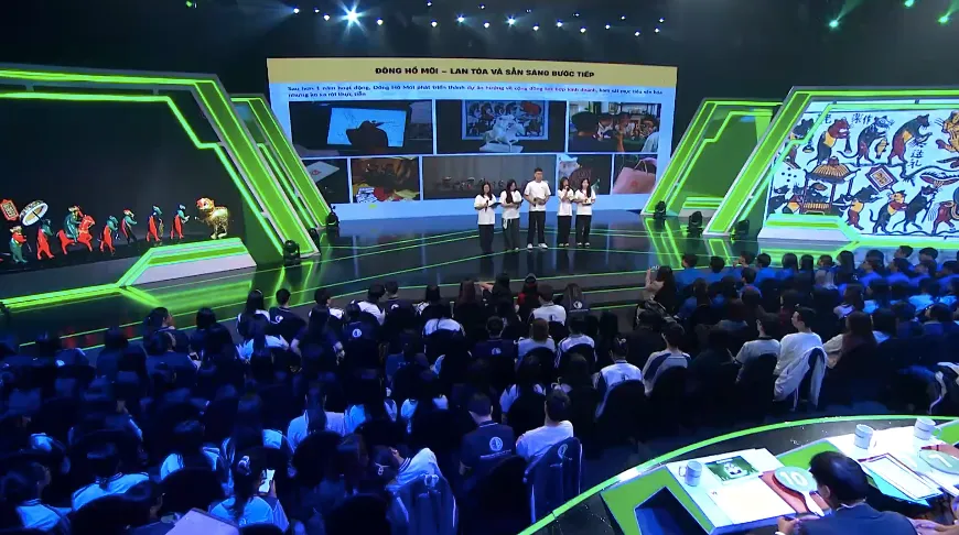 Sinh vi&ecirc;n thế hệ mới 2025 - Tập 9: Kịch t&iacute;nh với cuộc đua gi&agrave;nh tấm v&eacute; v&agrave;ng duy nhất v&agrave;o Chung kết- Ảnh 4.