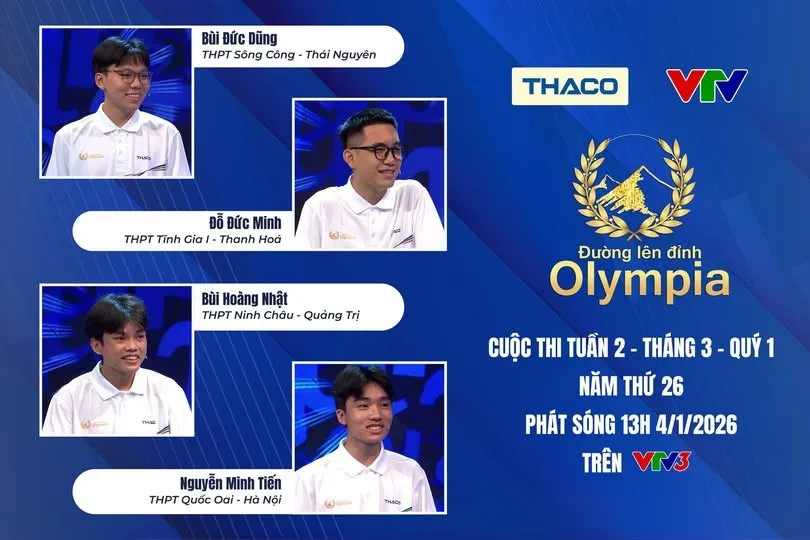Đường lên đỉnh Olympia: Cú bẻ khóa thần tốc của nam sinh đến từ Hà Nội, xuất sắc giành vòng nguyệt quế cuộc thi tuần - Ảnh 1.