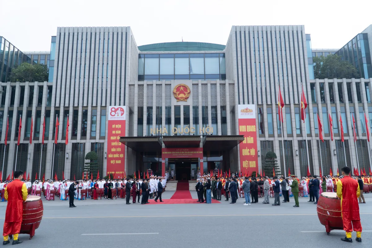 Tổng duyệt Lễ kỷ niệm 80 năm Ngày Tổng tuyển cử đầu tiên bầu Quốc hội Việt Nam - Ảnh 1.